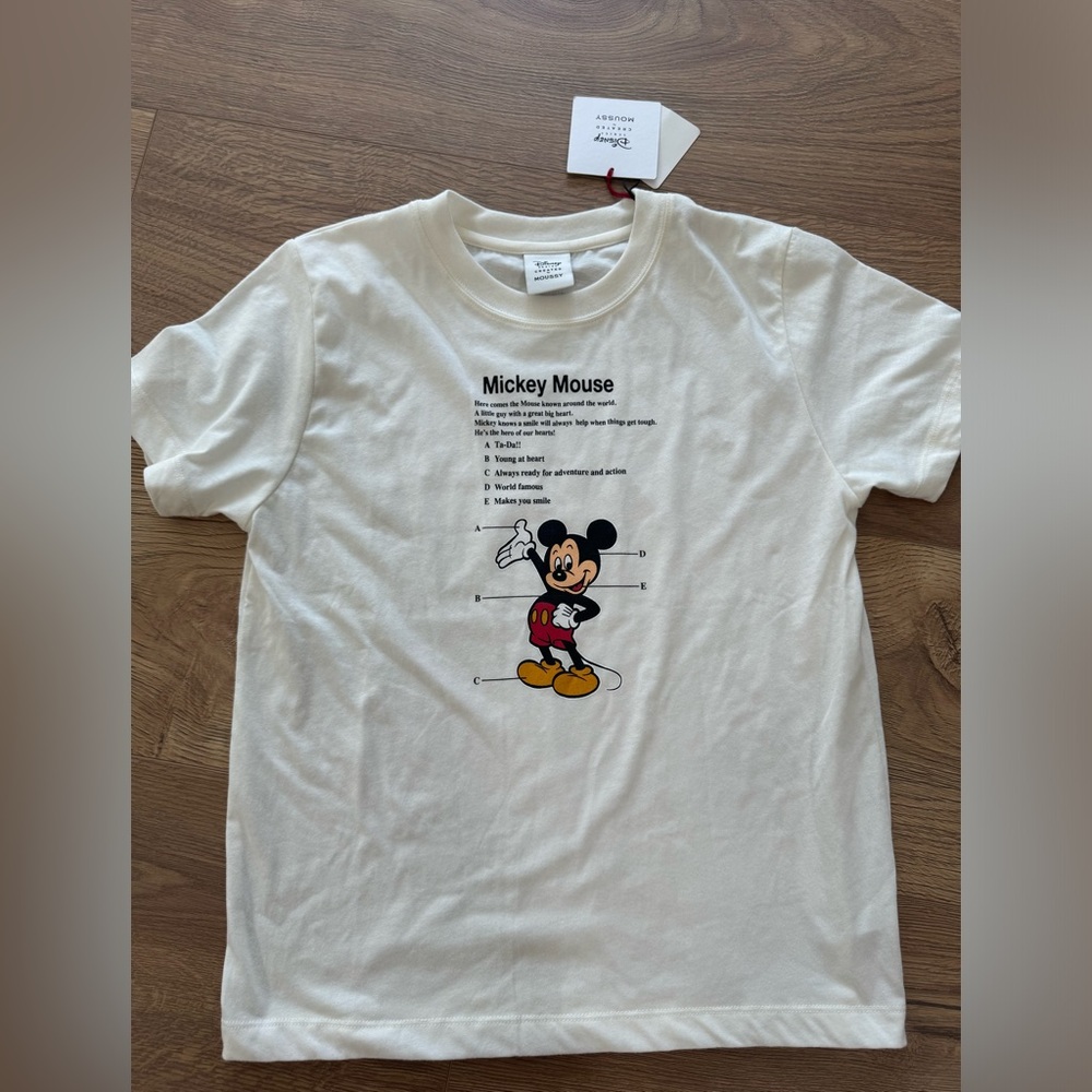 NWT Official Disney Parks Mickey T-Shirt- S